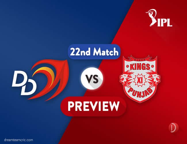 Dd Vs Kxip Dream Team Prediction Ipl Match Preview