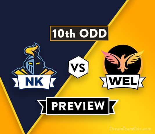 NK Vs WEL 10th ODD Dream11 Team Prediction Preview Ollie Newton Is Back