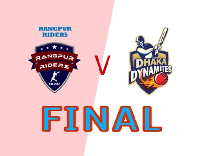 Recent Match Report - Dynamites vs Rangpur Final 2017/18