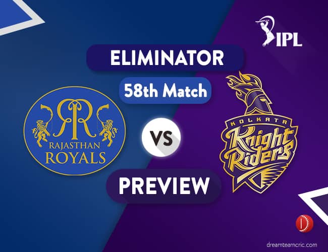 RR vs KKR Dream11 Team | Rajasthan vs Kolkata Preview - The Eliminator