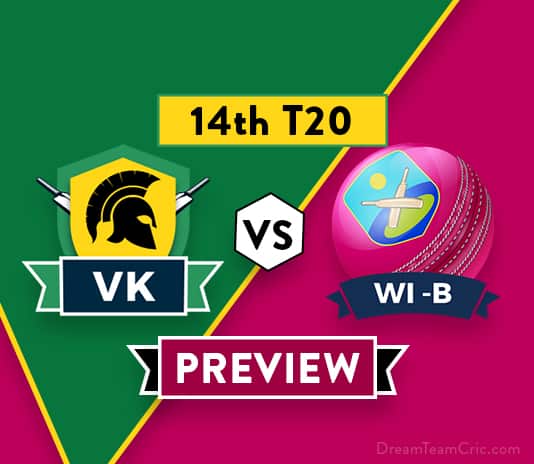 VK Vs WI-B Dream11 Team Prediction And Probable XI: Preview