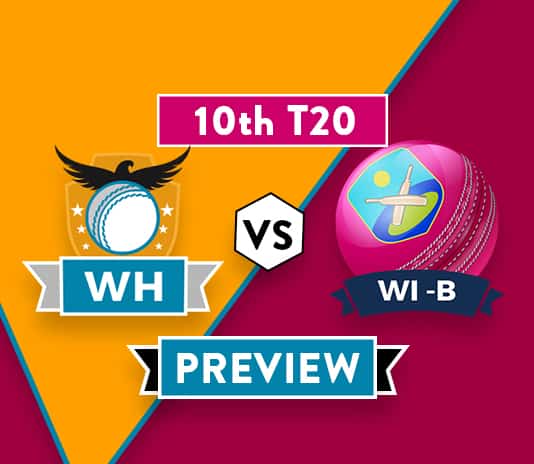 WH Vs WI-B Dream11 Team Prediction And Probable XI: 10th T20 Preview